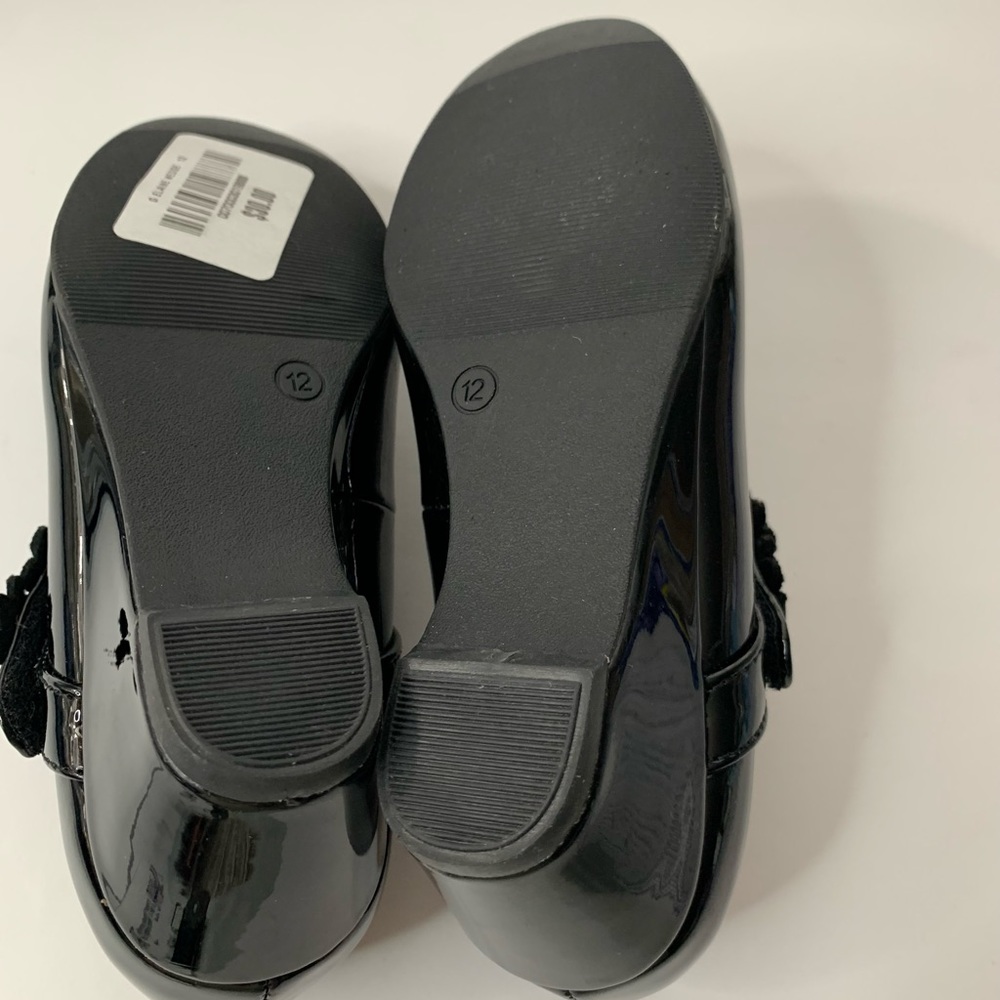 Rachel Girl dress wedge Shoes Size 12 Black - Picture 4 of 11